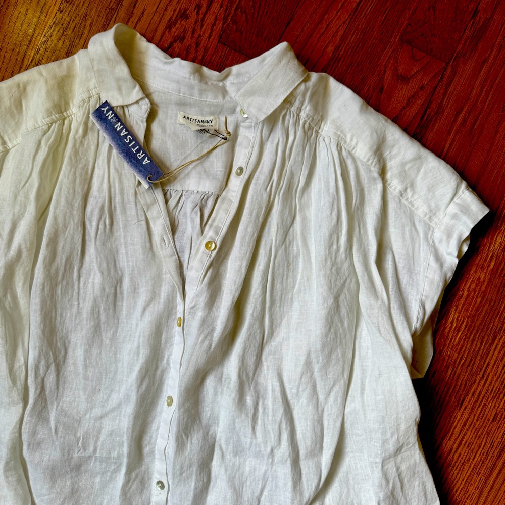 Linen Boho tunic.